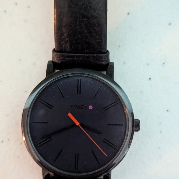 timex working watch indiglo leather straps - Picture 3 of 9